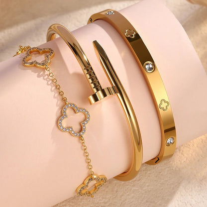 Élise Golden Luxe Armbandset