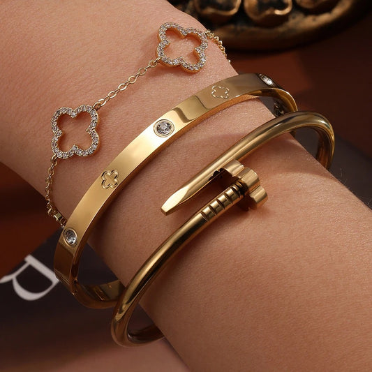 Élise Golden Luxe Armbandset